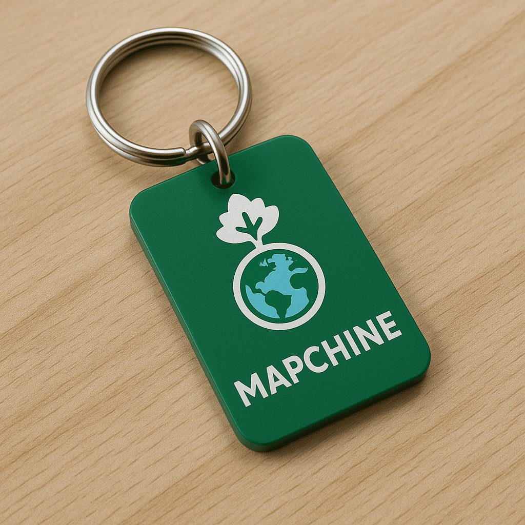 Mapchine Keychain
