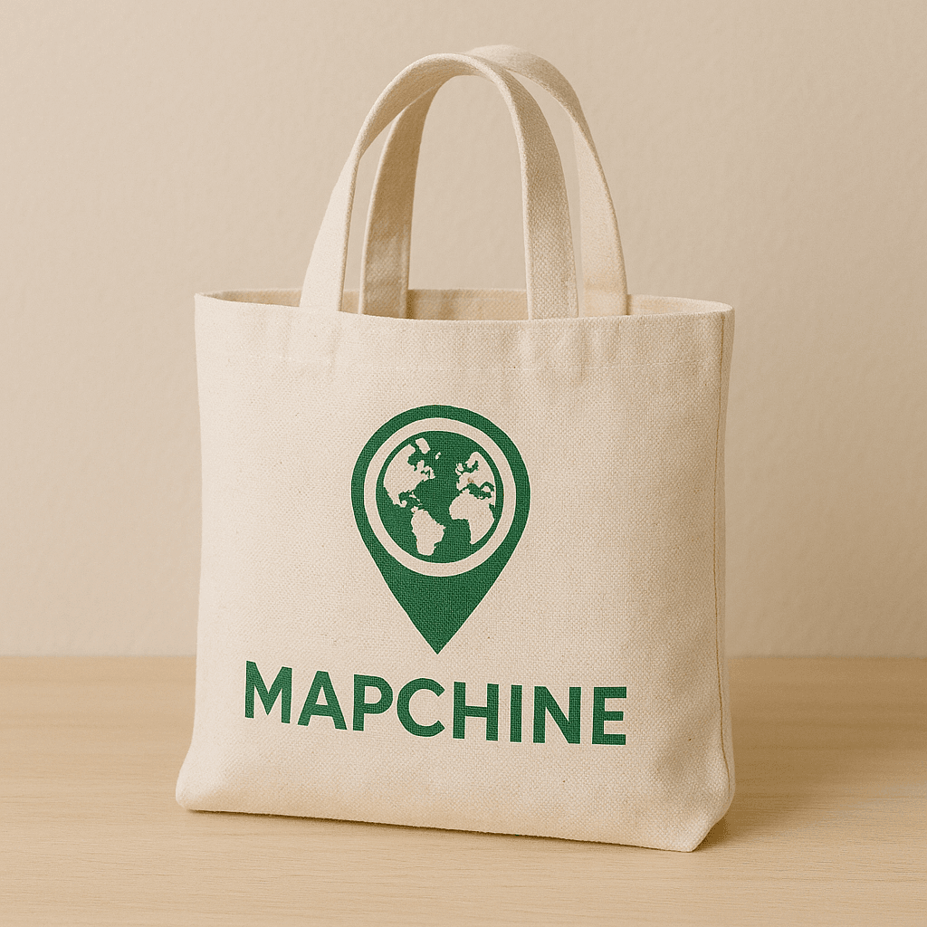 Mapchine bag (White)