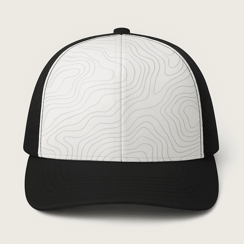 Black Mapchine Cap